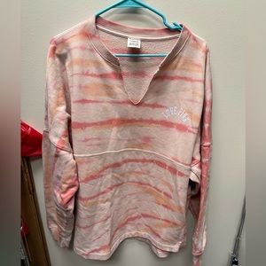 PINK long sleeve pull over sweater